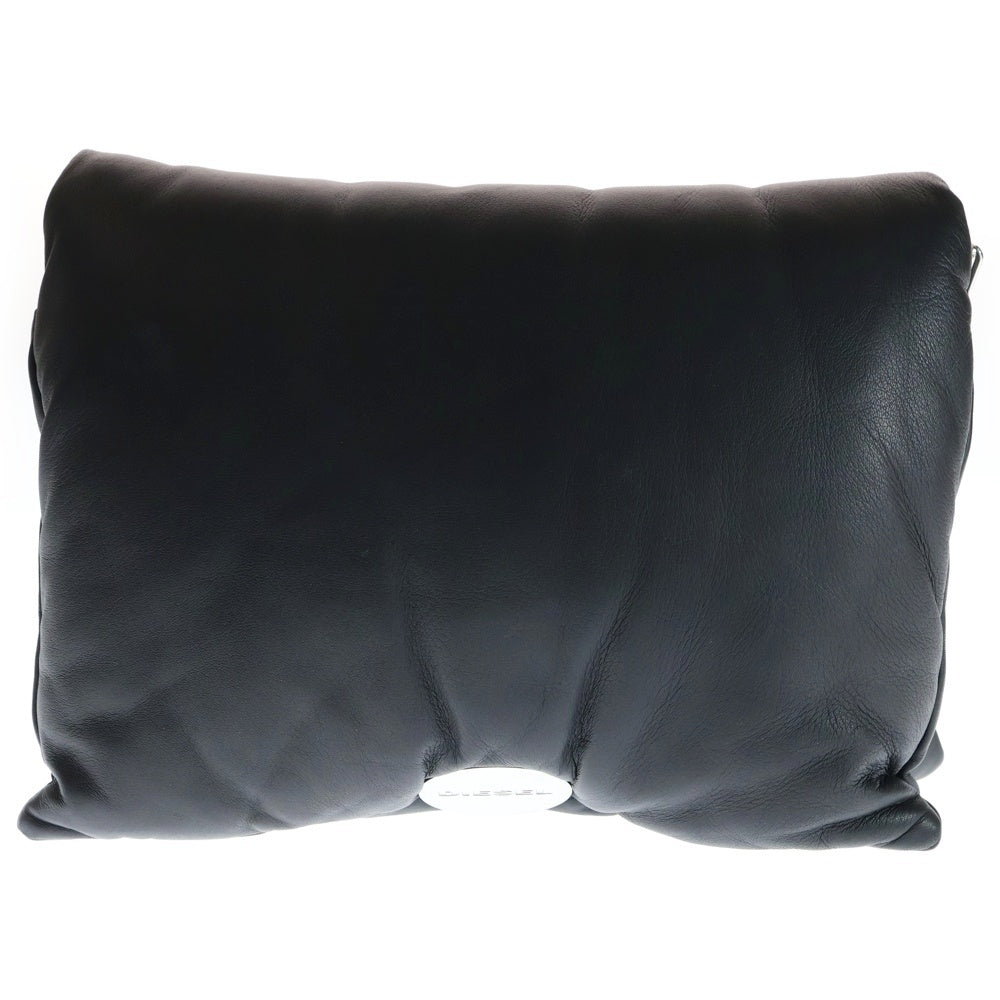 DIESEL(ディーゼル) REBUTYA ME CROSSBODY リブティア ロゴデザインプレート ショルダーバッグ ブラック DIE-L-A-D8-408