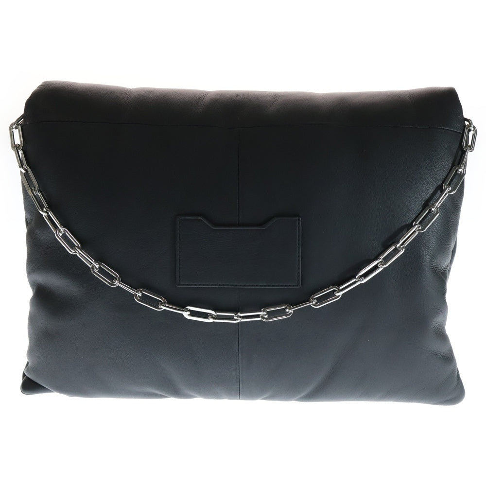 DIESEL(ディーゼル) REBUTYA ME CROSSBODY リブティア ロゴデザインプレート ショルダーバッグ ブラック DIE-L-A-D8-408