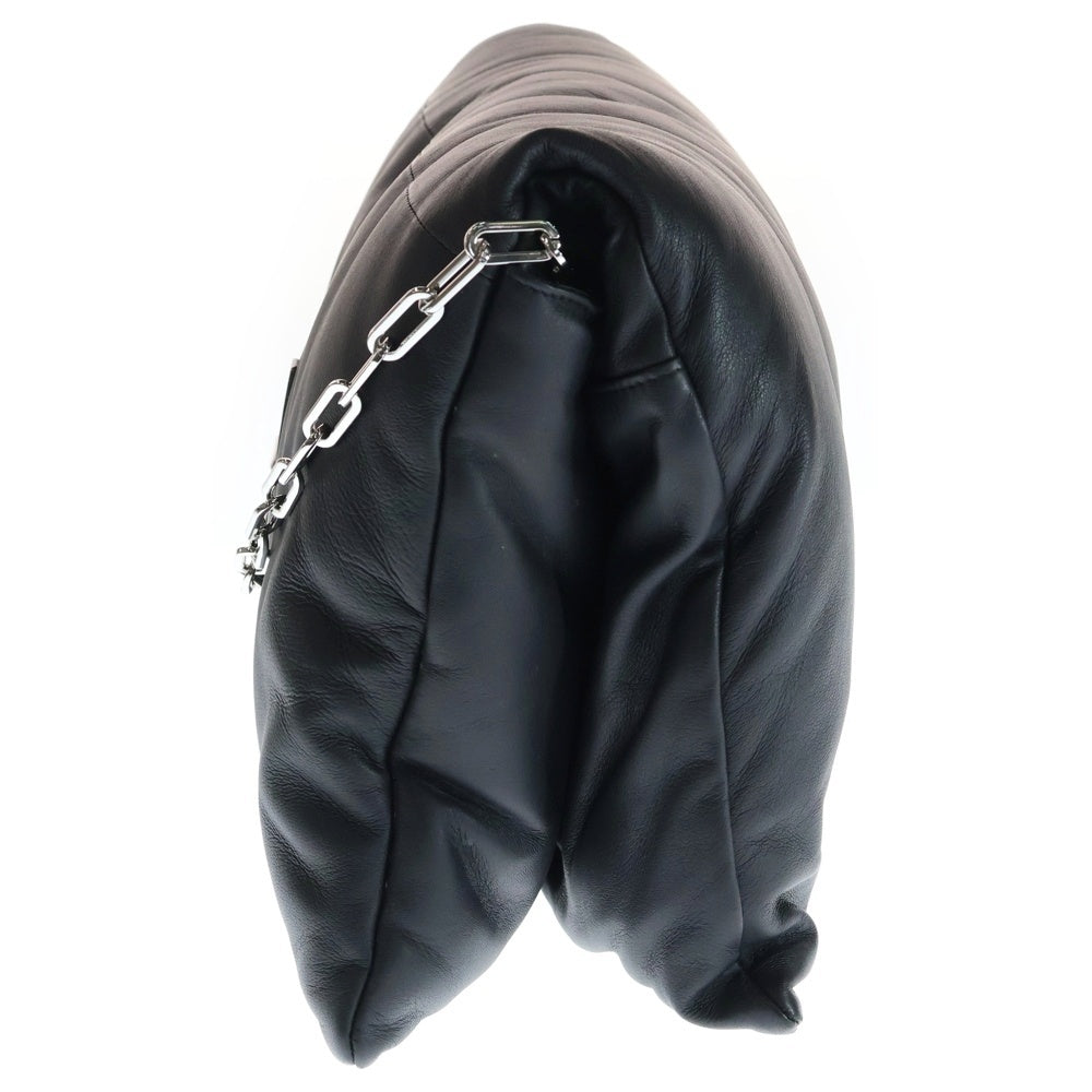 DIESEL(ディーゼル) REBUTYA ME CROSSBODY リブティア ロゴデザインプレート ショルダーバッグ ブラック DIE-L-A-D8-408