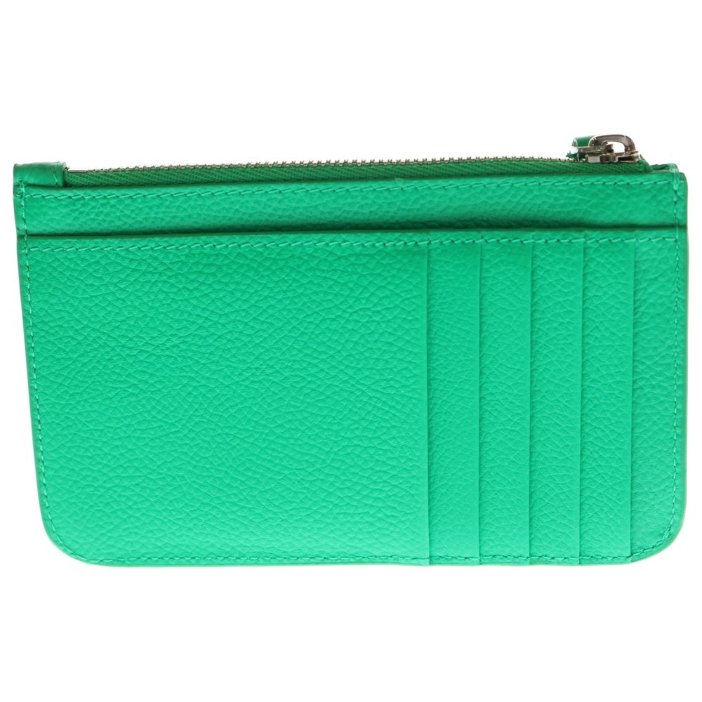 BALENCIAGA(バレンシアガ) Cash Large ロング コイン&カードホルダー コンパクトウォレット 財布 グリーン 637130
