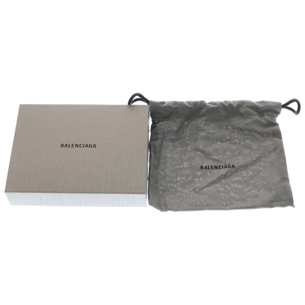 BALENCIAGA(バレンシアガ) Cash Large ロング コイン&カードホルダー コンパクトウォレット 財布 グリーン 637130