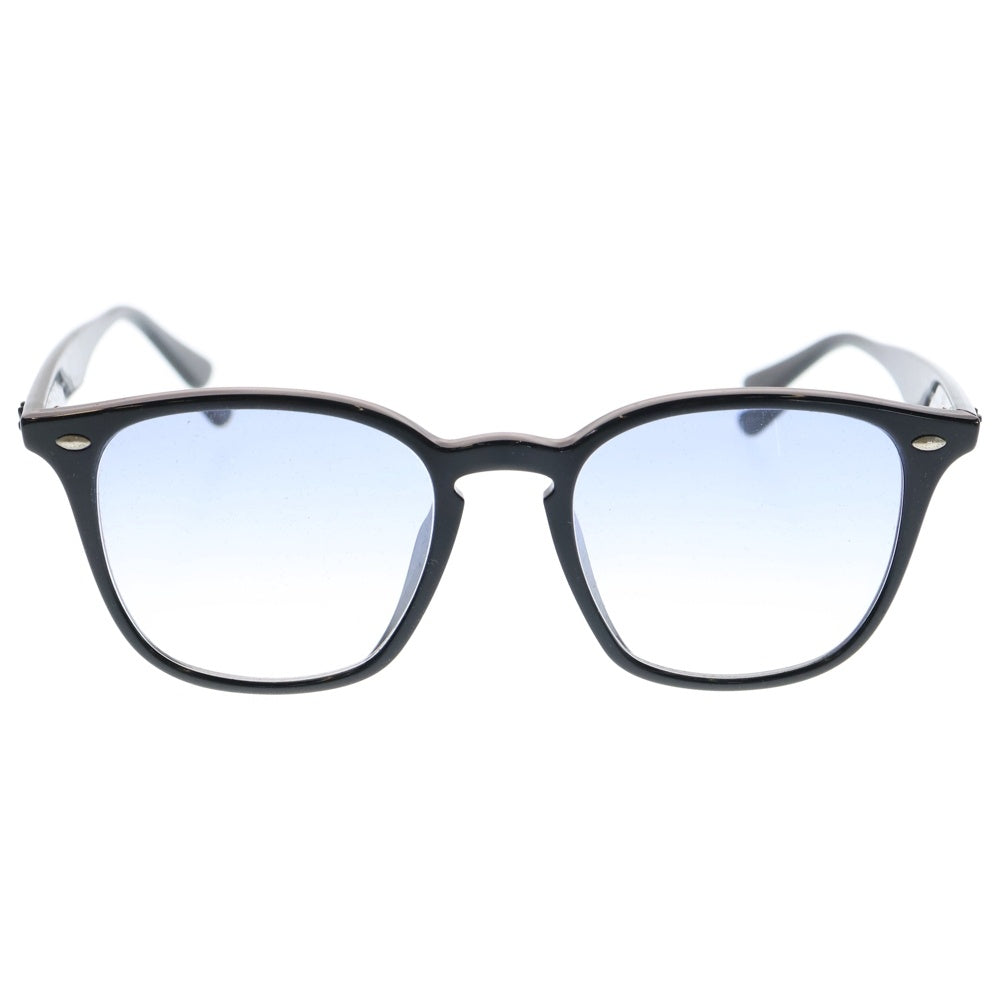 Ray Ban(レイバン) サイドロゴ ウェリントン フレーム サングラス 眼鏡 ブラック/ブルー RB4258‐F