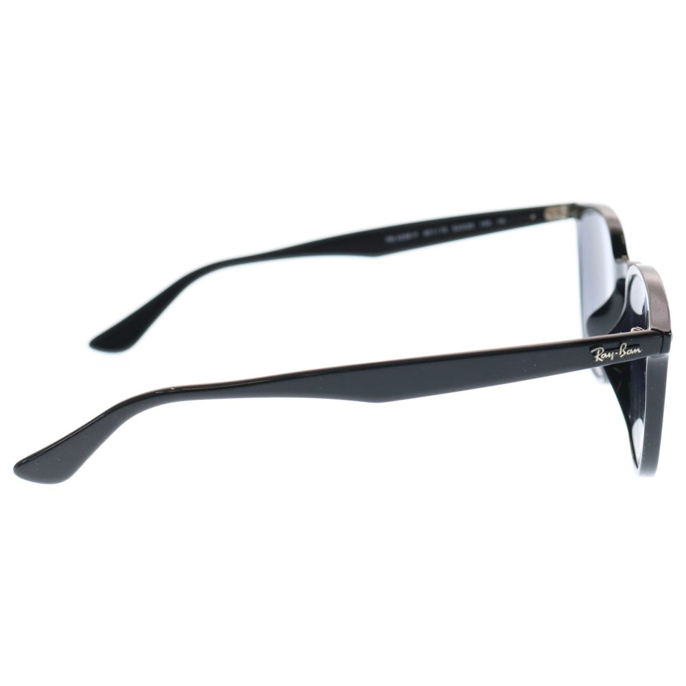 Ray Ban(レイバン) サイドロゴ ウェリントン フレーム サングラス 眼鏡 ブラック/ブルー RB4258‐F