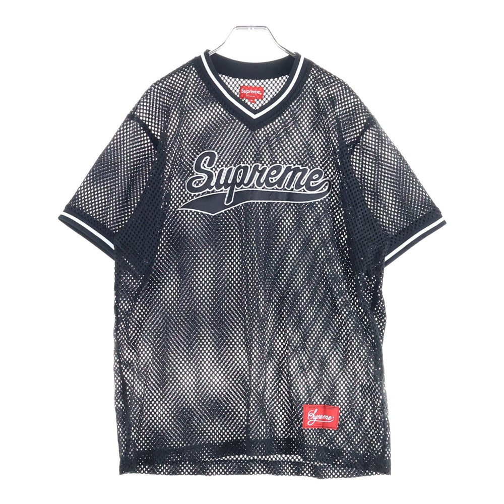 SUPREME(シュプリーム) 18SS Mesh Baseball Top メッシュベースボールトップス ブラック