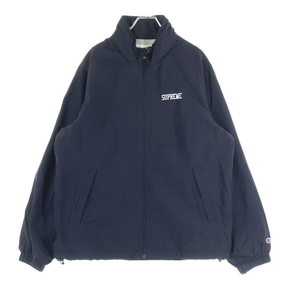 SUPREME(シュプリーム) 18SS × Champion Track Jacket チャンピオン トラックジャケット アーチロゴ ナイロンジャケット ブラック