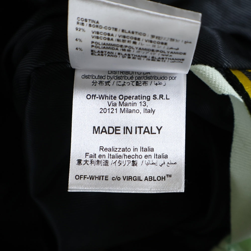 OFF-WHITE(オフホワイト) 17SS Diag Spray Bomber Jacket ダイアグ スプレー ボンバージャケット ブラック