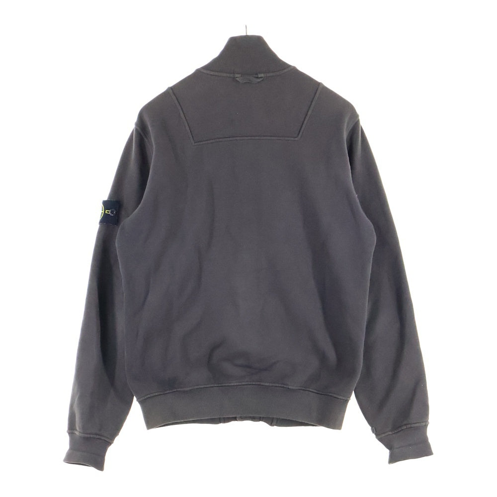 STONE ISLAND(ストーンアイランド) ロゴワッペン ボタンフライ コットン スウェットジャケット ブラウン 571560720