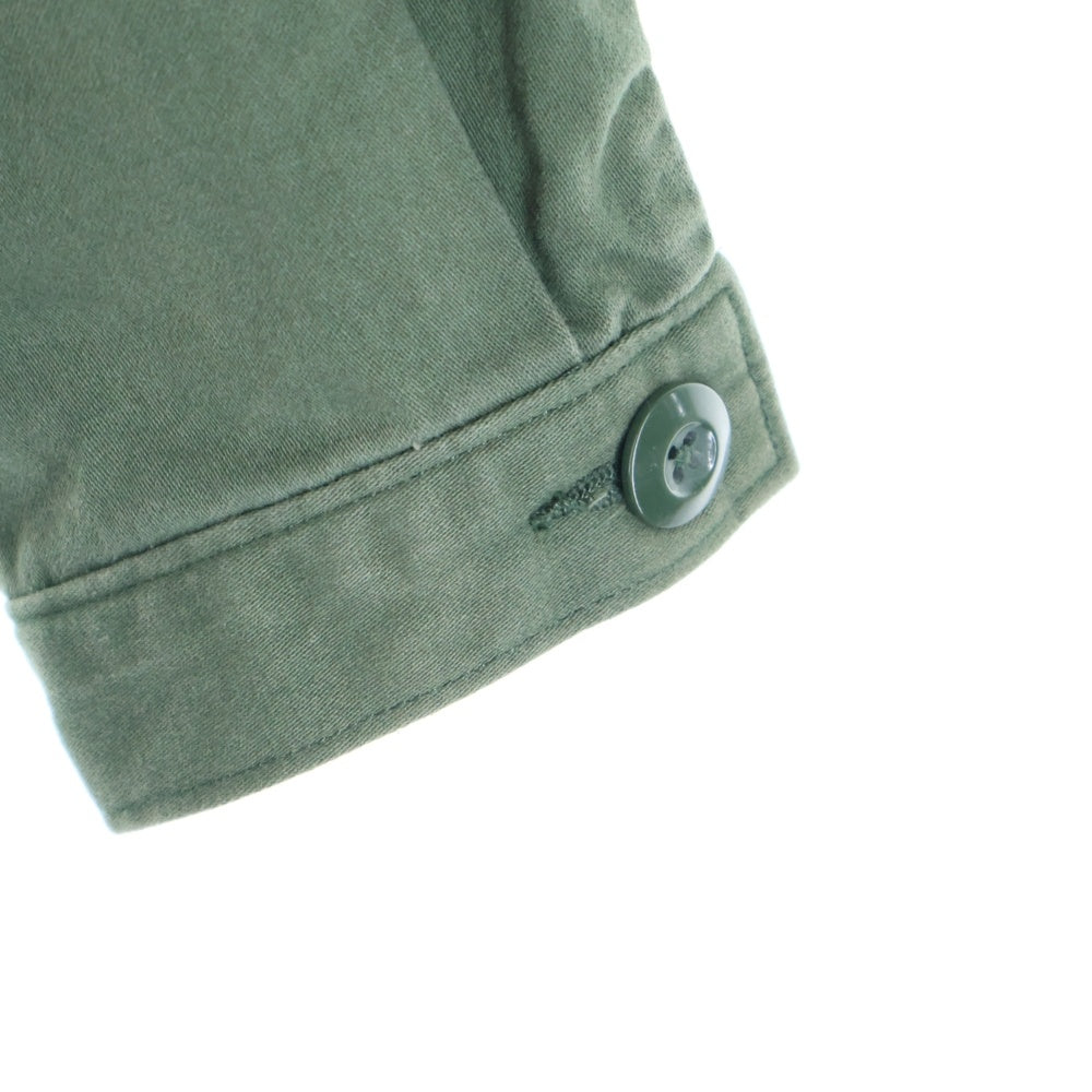 AVIREX(アヴィレックス) コットン ミリタリー 長袖 フィールドシャツ カーキ