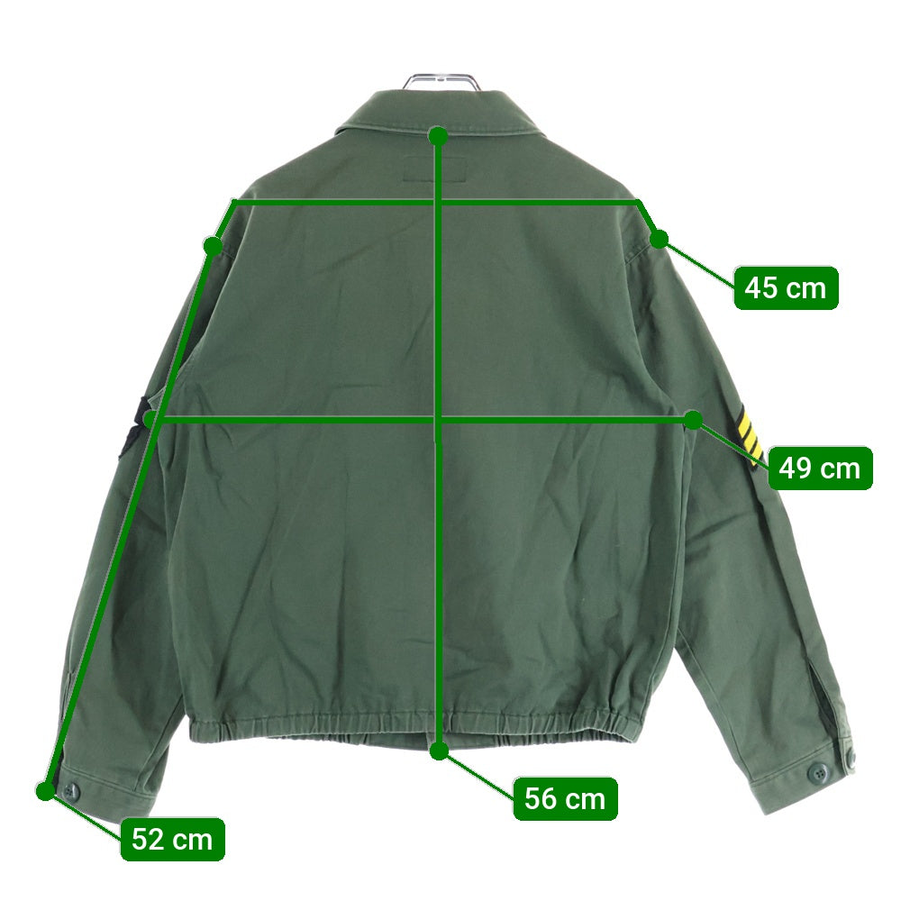 AVIREX(アヴィレックス) コットン ミリタリー 長袖 フィールドシャツ カーキ