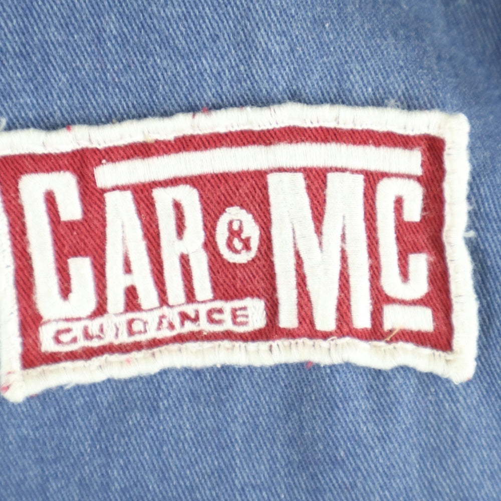 VINTAGE(ヴィンテージ) 60-70S BESTジップ ワッペン ジップアップ スポーツジャケット ネイビー