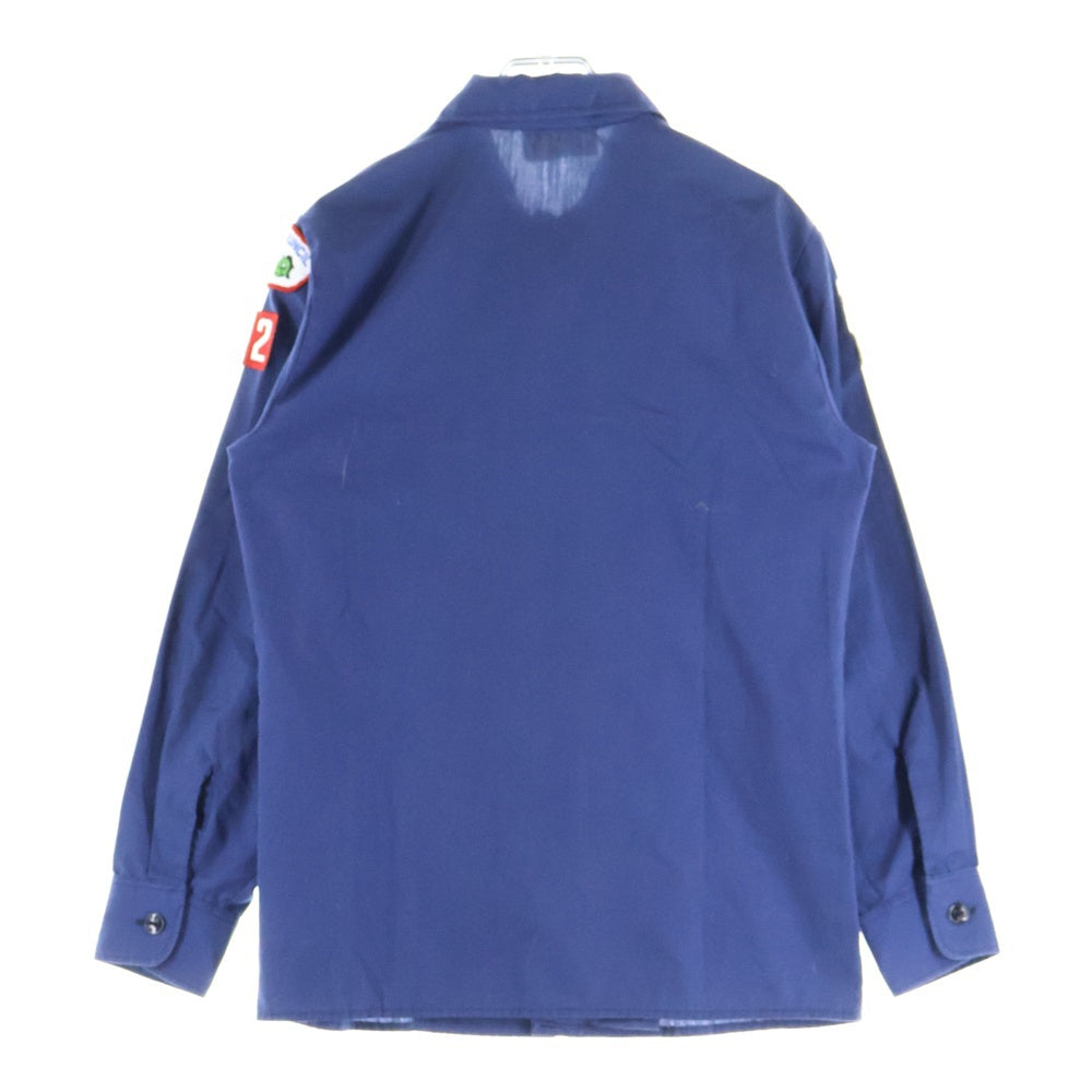 VINTAGE(ヴィンテージ) OFFICIAL YOUTJ SHIRT ボーイスカウト ワッペン 長袖シャツ ネイビー