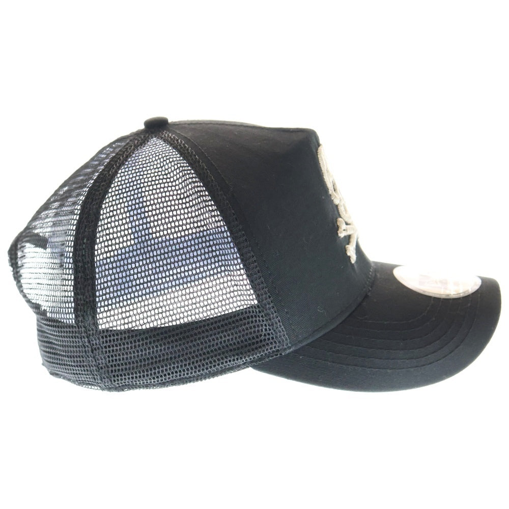 NEW ERA(ニューエラ) メタルスカルエンブロイダリー メッシュキャップ 帽子 ブラック