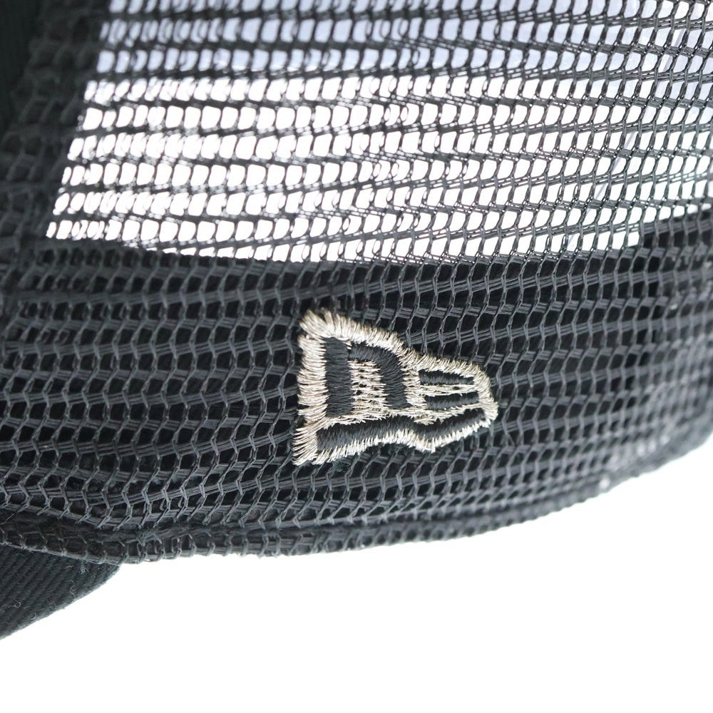 NEW ERA(ニューエラ) メタルスカルエンブロイダリー メッシュキャップ 帽子 ブラック