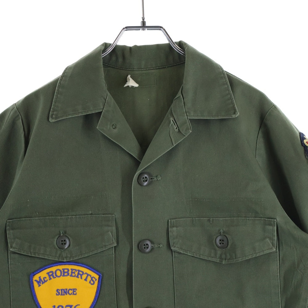 VINTAGE(ヴィンテージ) OG-507 MILITARY ミリタリー 半袖 ユーティリティシャツ カーキ