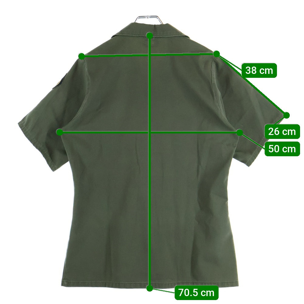 VINTAGE(ヴィンテージ) OG-507 MILITARY ミリタリー 半袖 ユーティリティシャツ カーキ