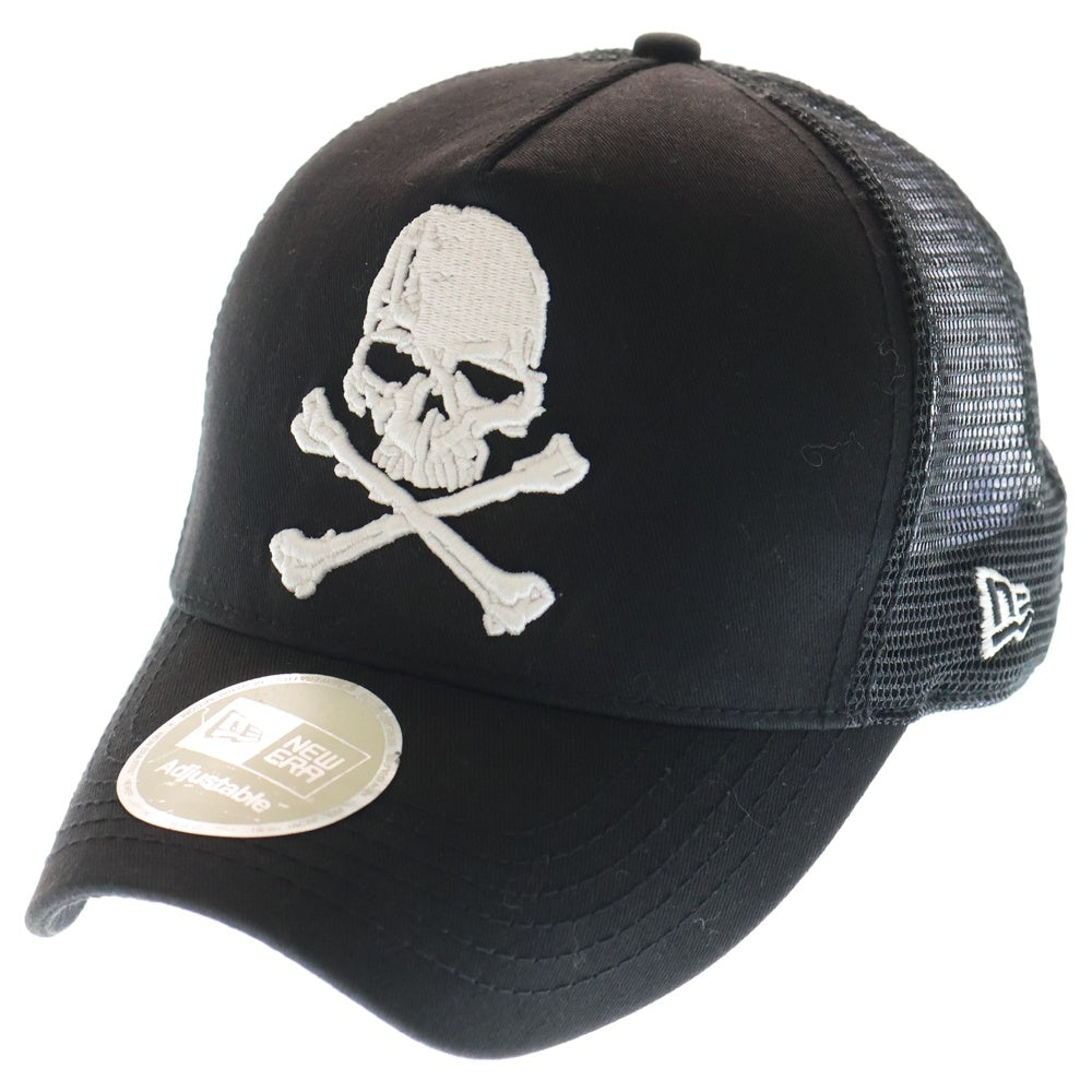 NEW ERA(ニューエラ) スカルエンブロイダリー メッシュキャップ 帽子 ブラック