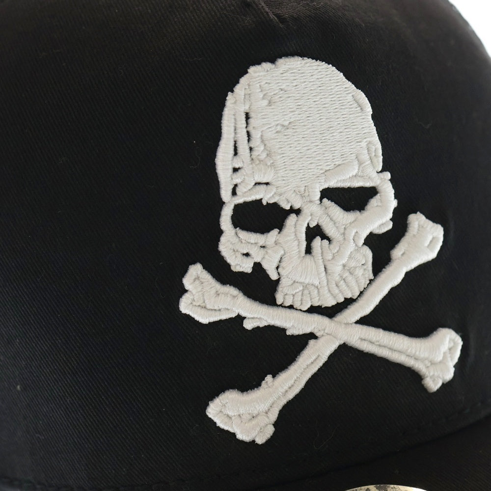 NEW ERA(ニューエラ) スカルエンブロイダリー メッシュキャップ 帽子 ブラック