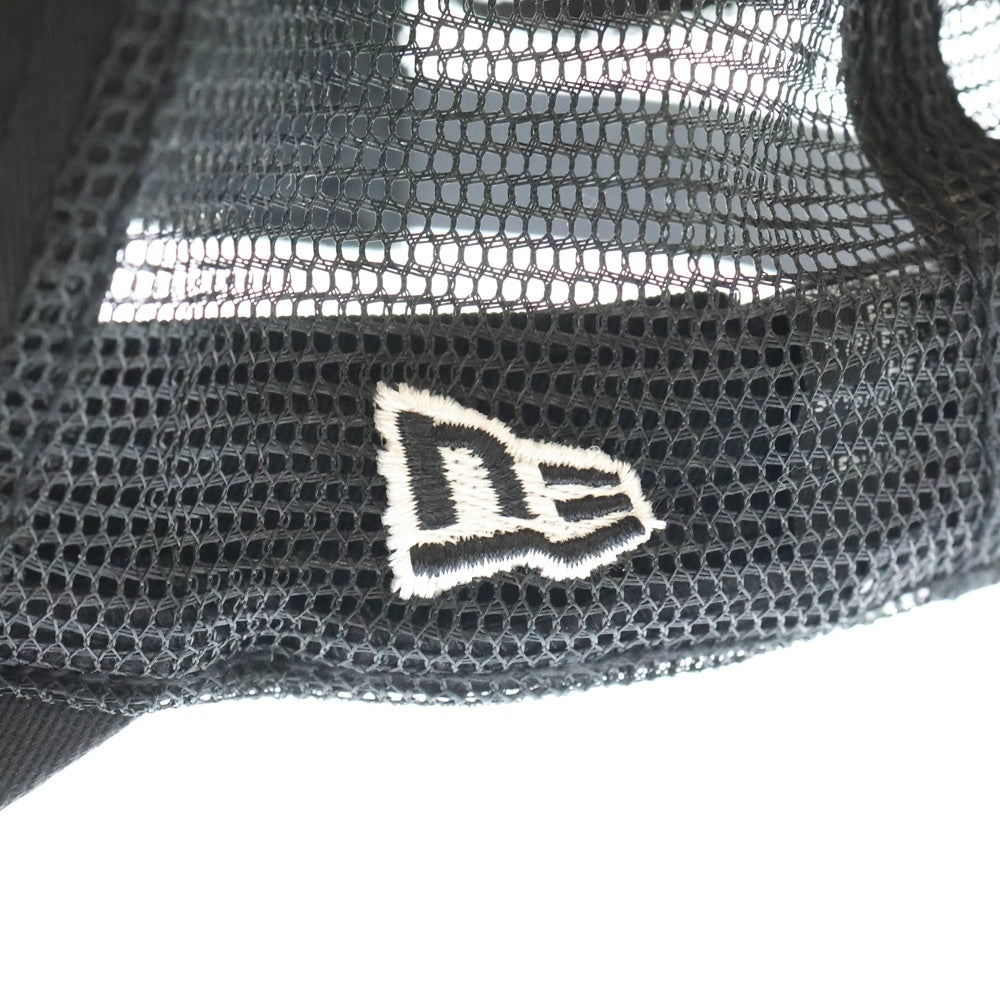 NEW ERA(ニューエラ) スカルエンブロイダリー メッシュキャップ 帽子 ブラック