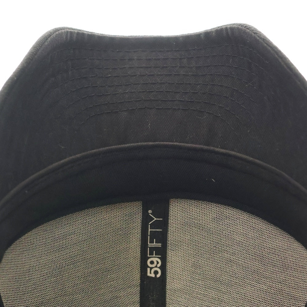 NEW ERA(ニューエラ) 59FIFTY メタルスカルエンブロイダリー キャップ 帽子 ブラック