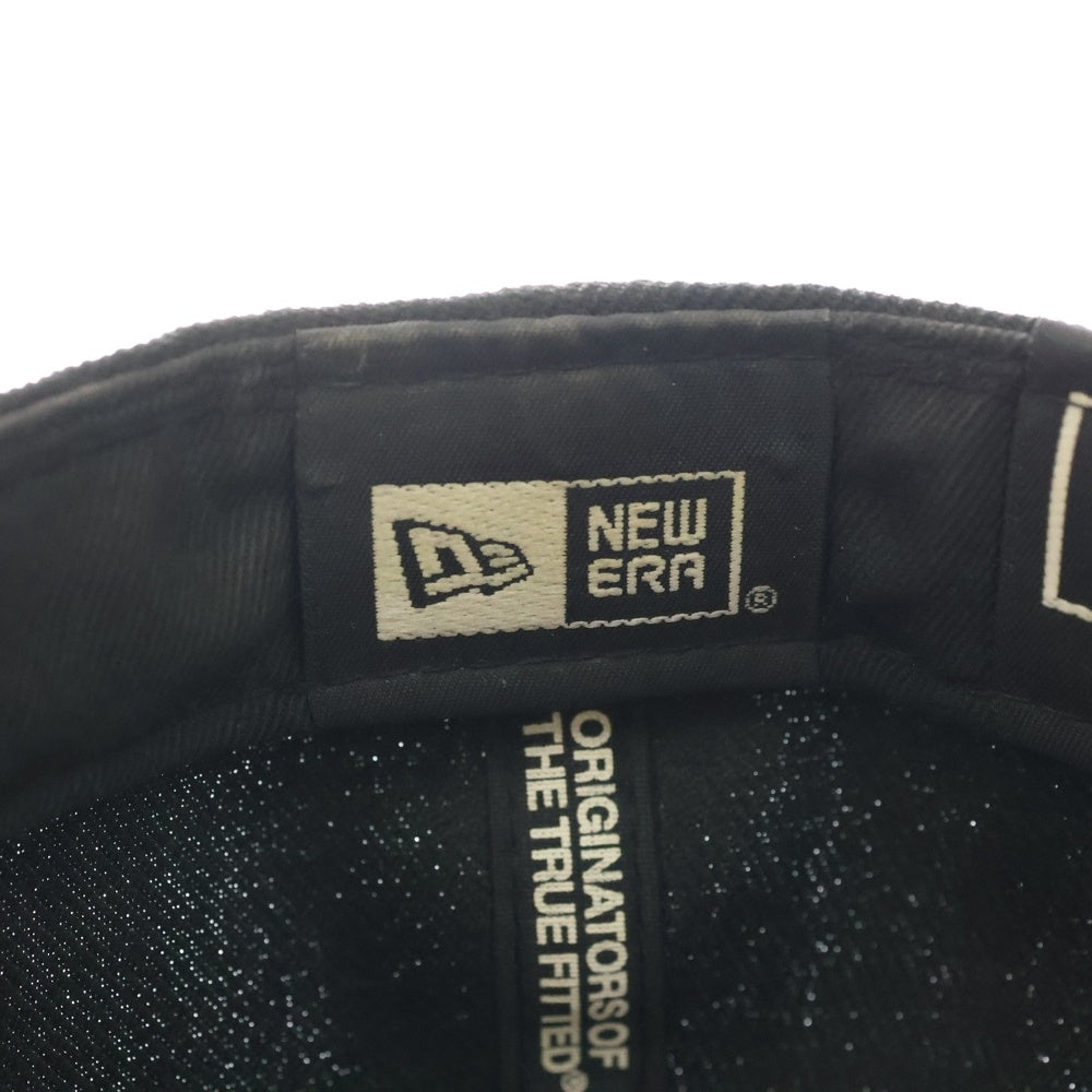 NEW ERA(ニューエラ) 59FIFTY メタルスカルエンブロイダリー キャップ 帽子 ブラック
