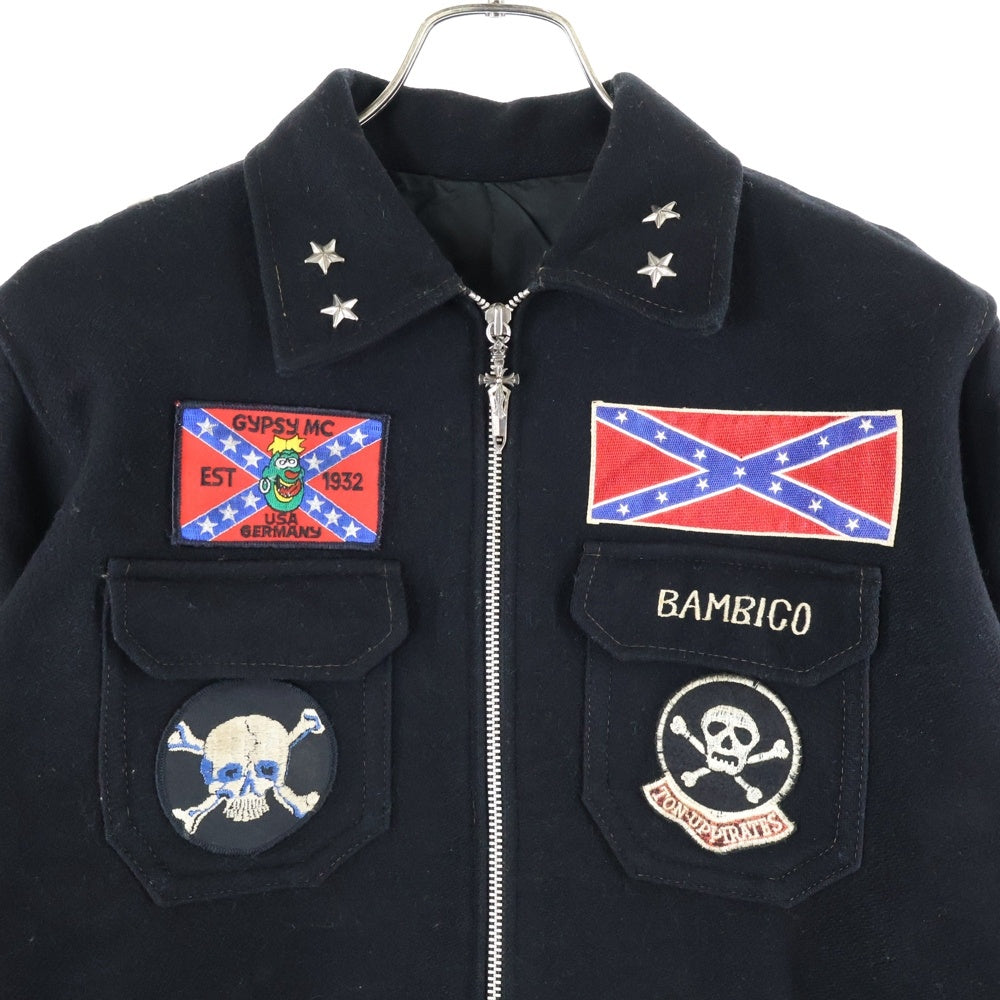 VINTAGE(ヴィンテージ) 60-70S U.S.NAVY TOUR JACKET ユーエスネイビー ツアー エンブロイダリー ジャケット ブラック