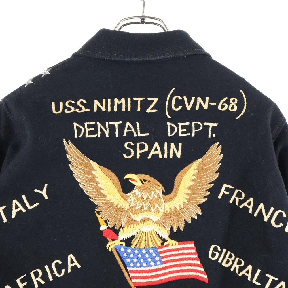 VINTAGE(ヴィンテージ) 60-70S U.S.NAVY TOUR JACKET ユーエスネイビー ツアー エンブロイダリー ジャケット ブラック