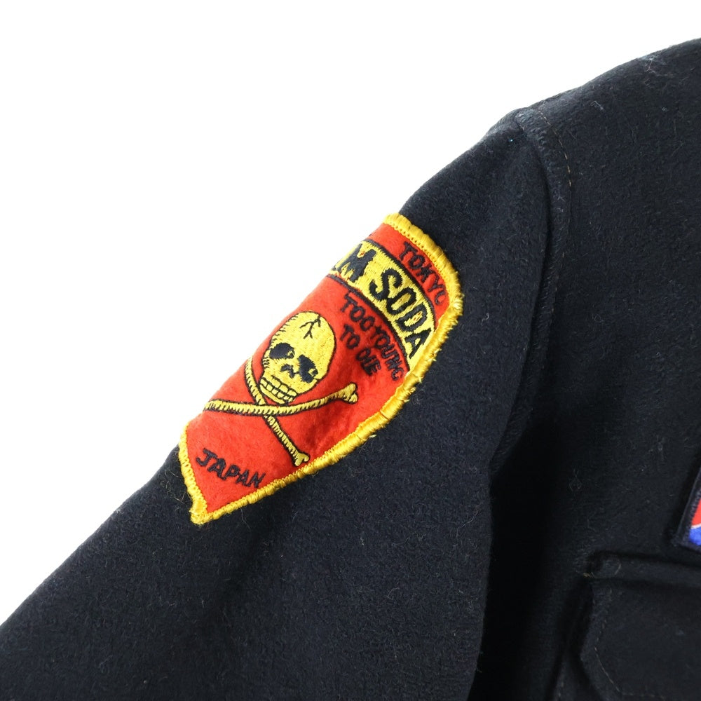 VINTAGE(ヴィンテージ) 60-70S U.S.NAVY TOUR JACKET ユーエスネイビー ツアー エンブロイダリー ジャケット ブラック