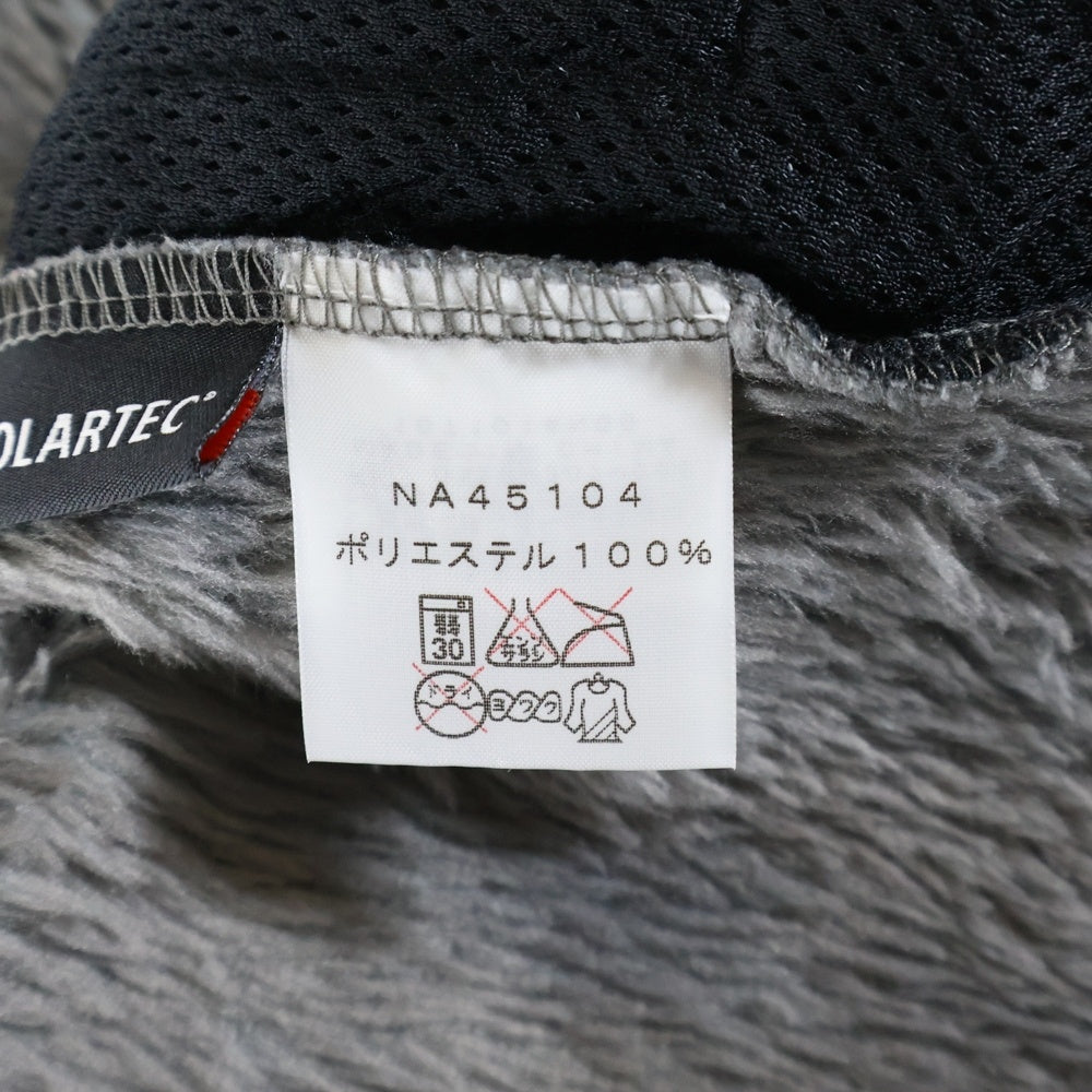 THE NORTH FACE(ザノースフェイス) ZI VERSA AIR JACKET ロゴ刺繍 フリースジャケット グレー NA45104
