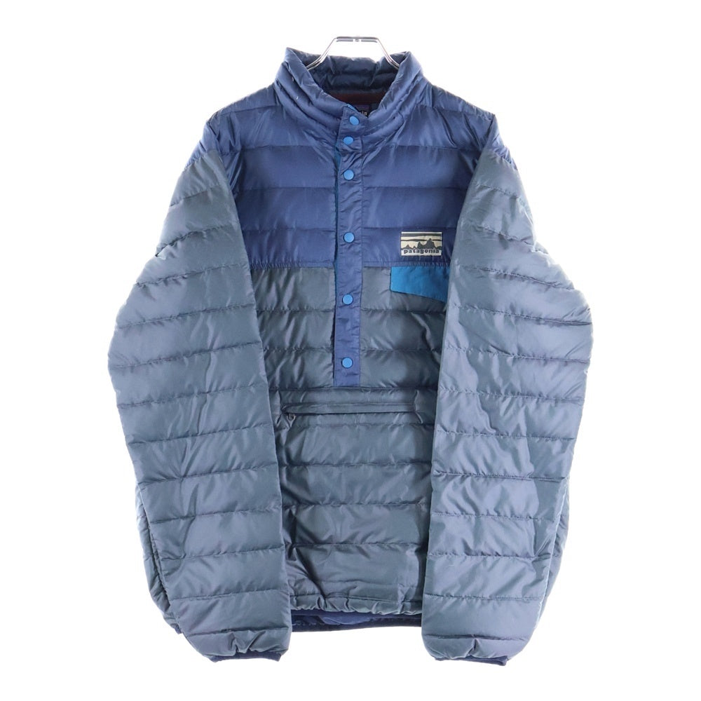 PATAGONIA(パタゴニア) DOWN SNAP T PULLOVER スナップ ダウンプルオーバージャケット グレー/ネイビー STY27245