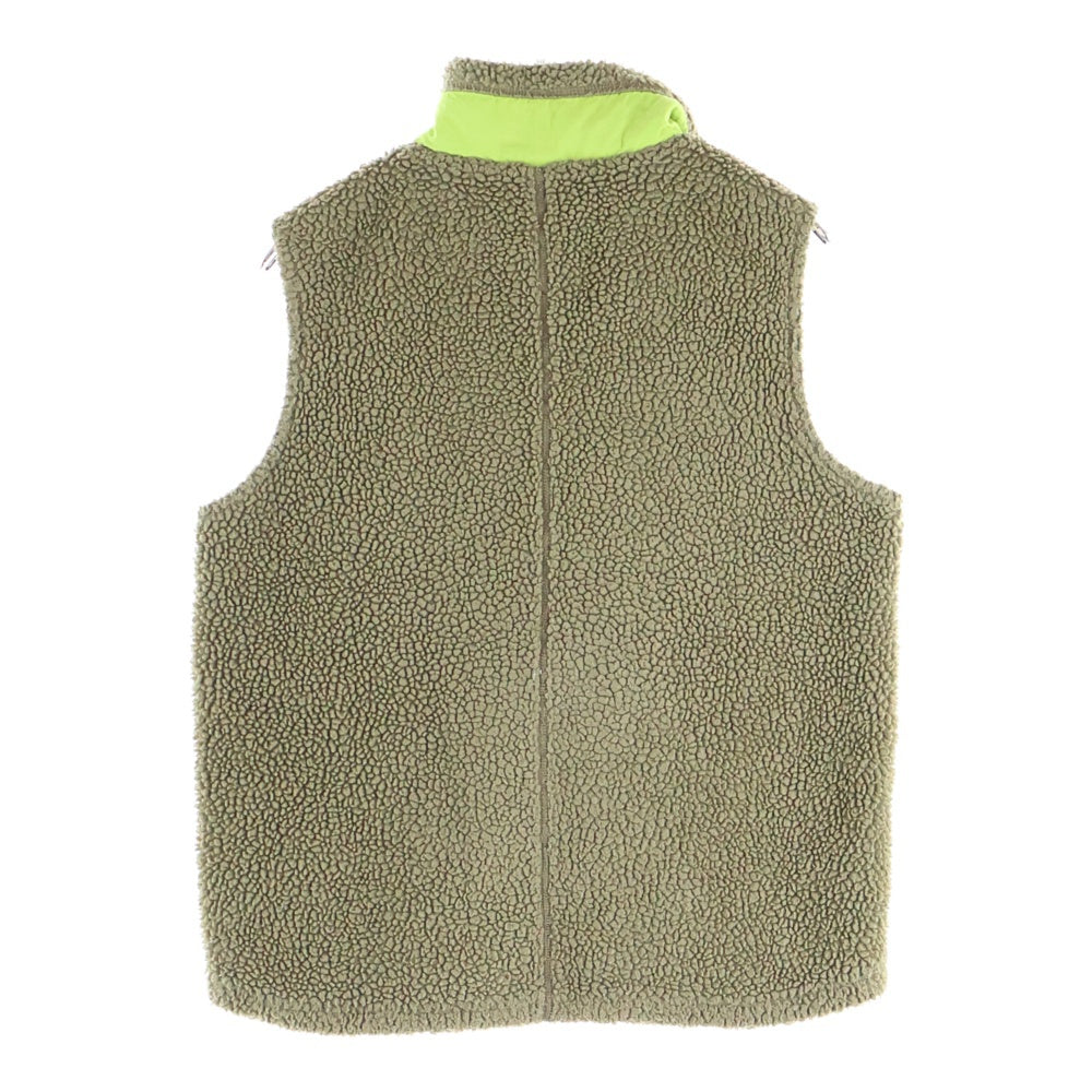 PATAGONIA(パタゴニア) レトロX バイカラー フリースベスト カーキ/グリーン キッズ STY65619