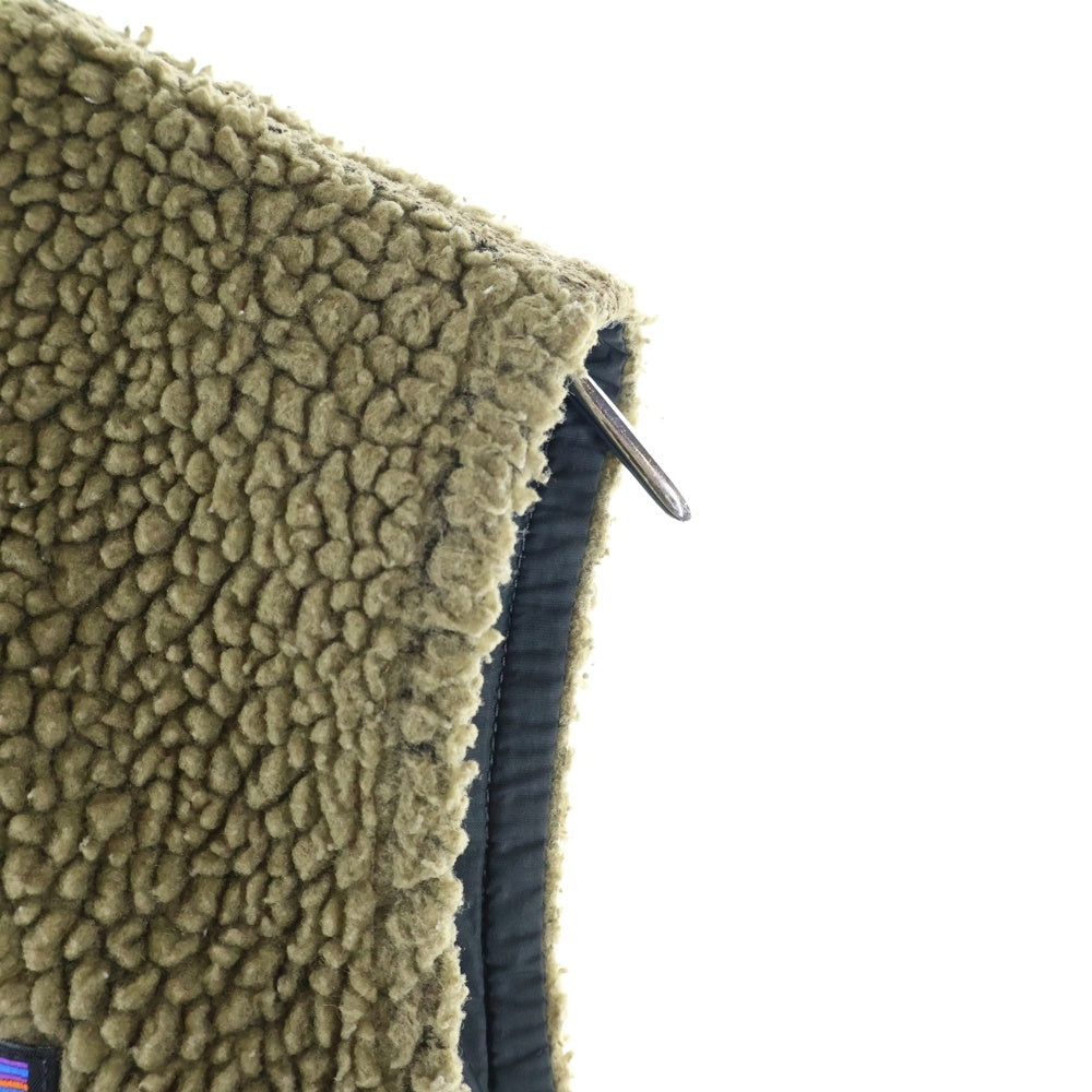 PATAGONIA(パタゴニア) レトロX バイカラー フリースベスト カーキ/グリーン キッズ STY65619