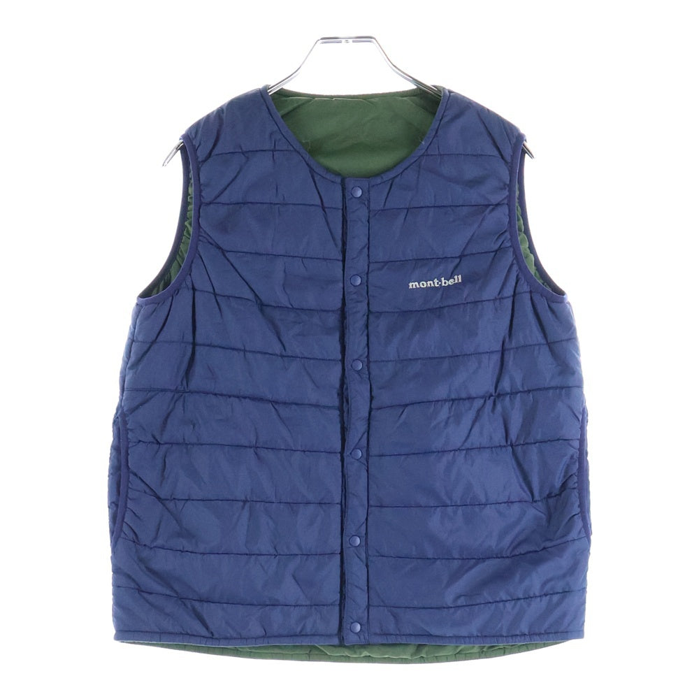 Montbell(モンベル) サーマラップ ラウンドネックベスト ネイビー キッズ 1101635