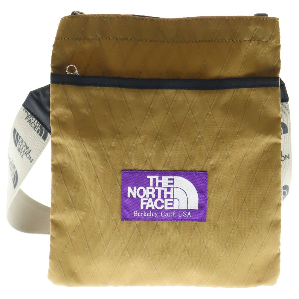 THE NORTH FACE PURPLE LABEL(ノースフェイスパープルレーベル) X-PAC SHOULDER POCKET エックスパック ポケット ナイロンショルダーバッグ ブラウン