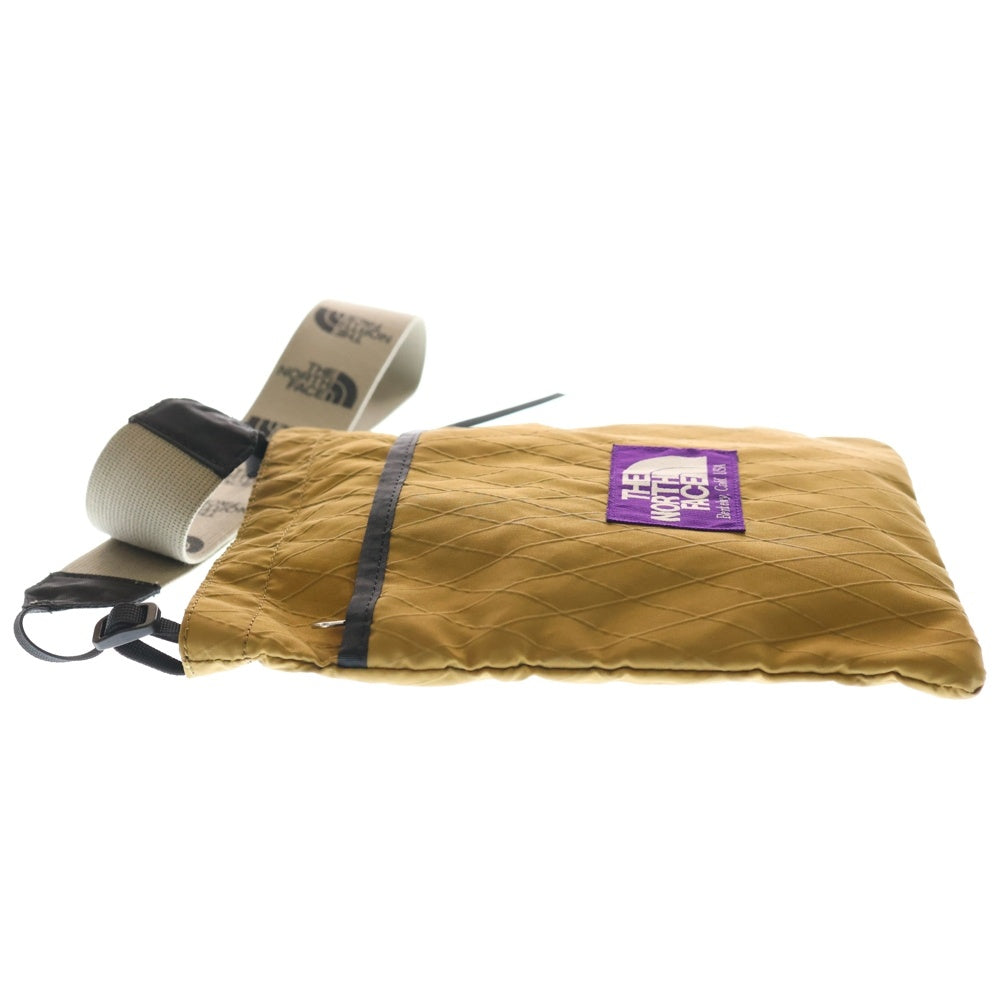 THE NORTH FACE PURPLE LABEL(ノースフェイスパープルレーベル) X-PAC SHOULDER POCKET エックスパック ポケット ナイロンショルダーバッグ ブラウン