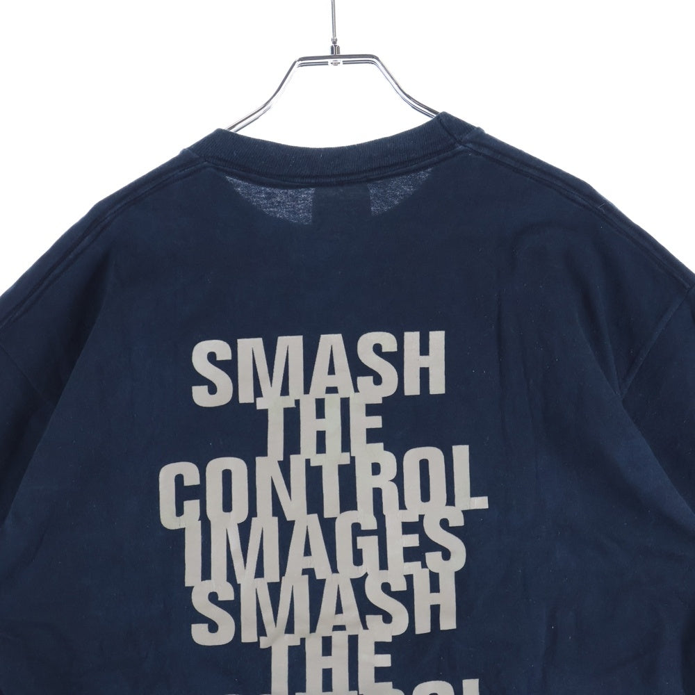 VINTAGE(ヴィンテージ) 90S MINISTRY CASEY'S LAST RIDE JUST ONE FIX T-SHIRT ケイシーズ ラスト ライド ジャスト ワン フィックス プリント クルーネック 半袖Tシャツ ブラック