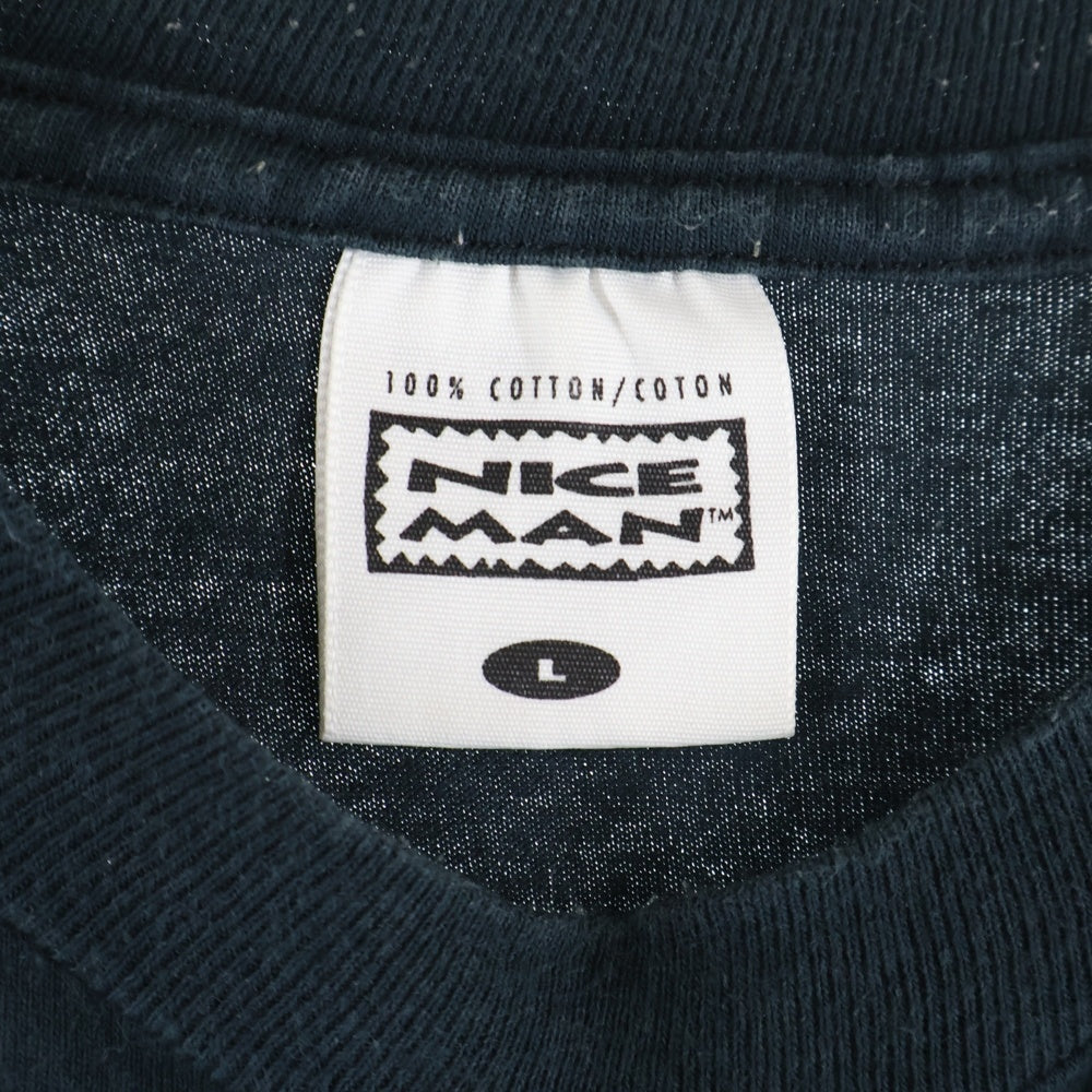 VINTAGE(ヴィンテージ) 90S MINISTRY CASEY'S LAST RIDE JUST ONE FIX T-SHIRT ケイシーズ ラスト ライド ジャスト ワン フィックス プリント クルーネック 半袖Tシャツ ブラック