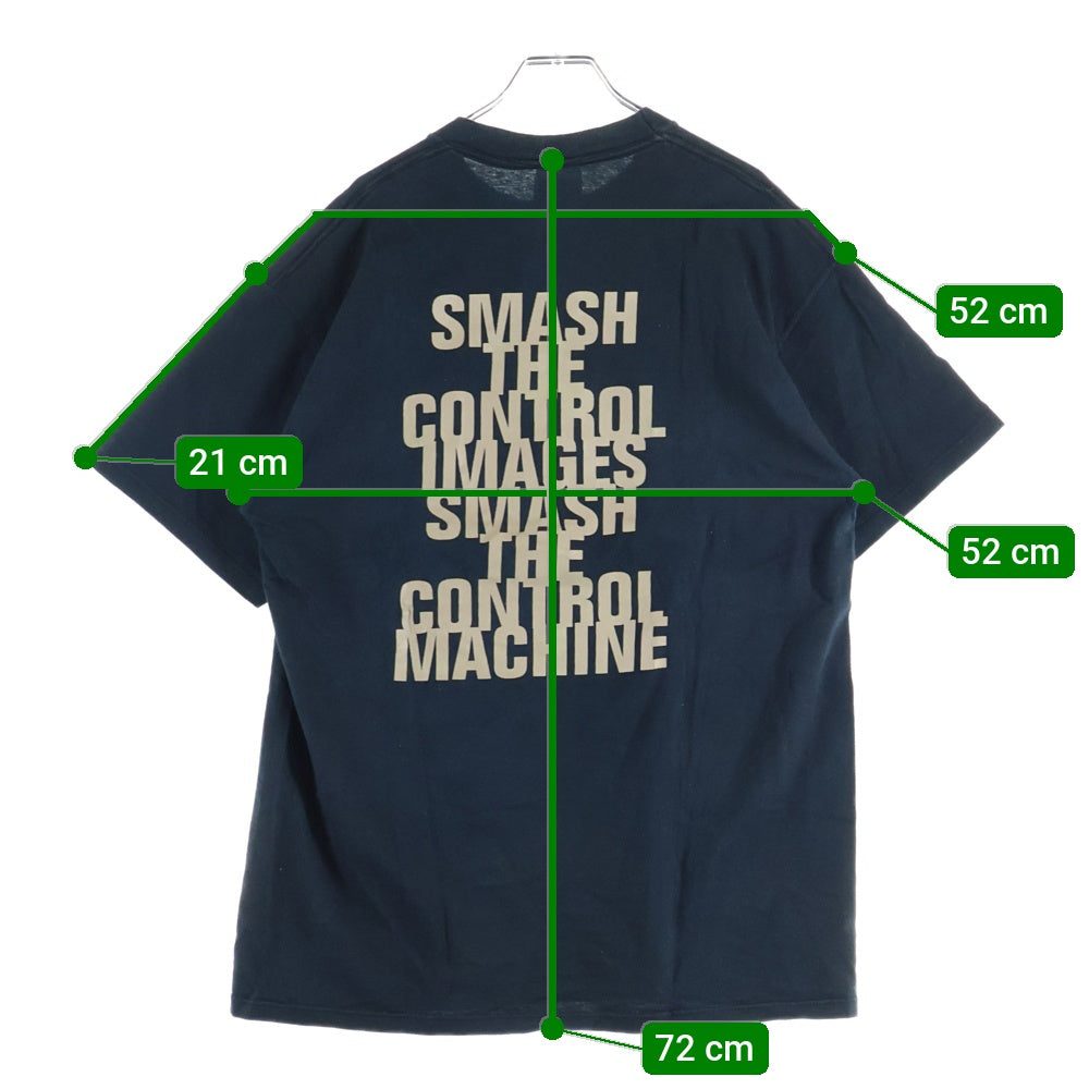 VINTAGE(ヴィンテージ) 90S MINISTRY CASEY'S LAST RIDE JUST ONE FIX T-SHIRT ケイシーズ ラスト ライド ジャスト ワン フィックス プリント クルーネック 半袖Tシャツ ブラック