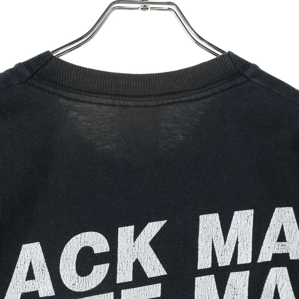 VINTAGE(ヴィンテージ) 90S KMFDM RIP THE SYSTEM T-SHIRT リップ ザ システム プリント クルーネック 半袖Tシャツ カットソー ブラック