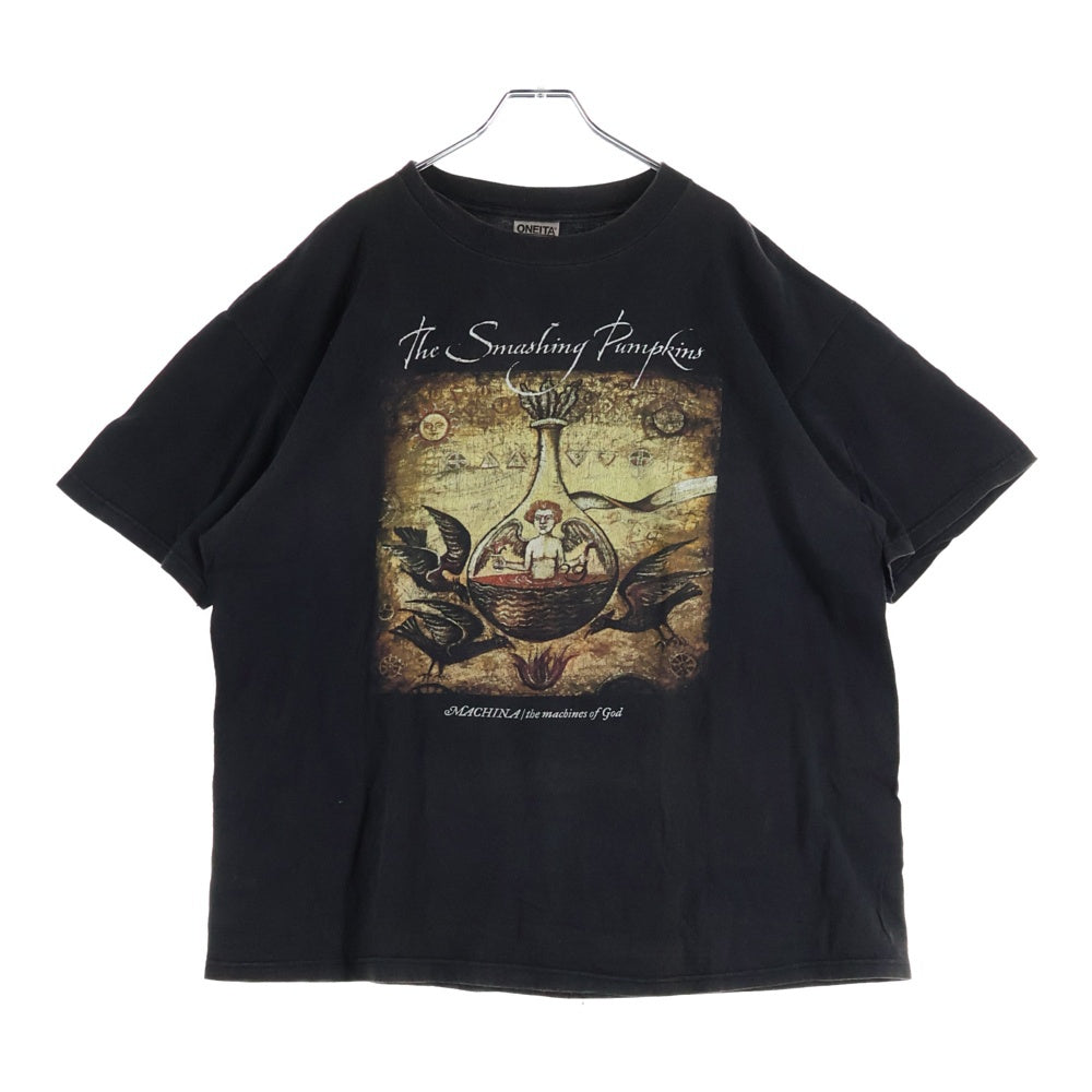 VINTAGE(ヴィンテージ) 00S スマッシング パンプキンズ マキナ ツアー プリント クルーネック 半袖Tシャツ カットソー ブラック