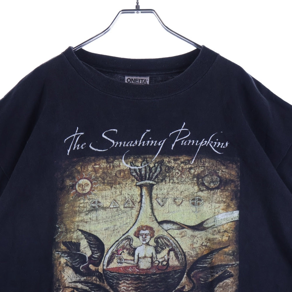 VINTAGE(ヴィンテージ) 00S スマッシング パンプキンズ マキナ ツアー プリント クルーネック 半袖Tシャツ カットソー ブラック