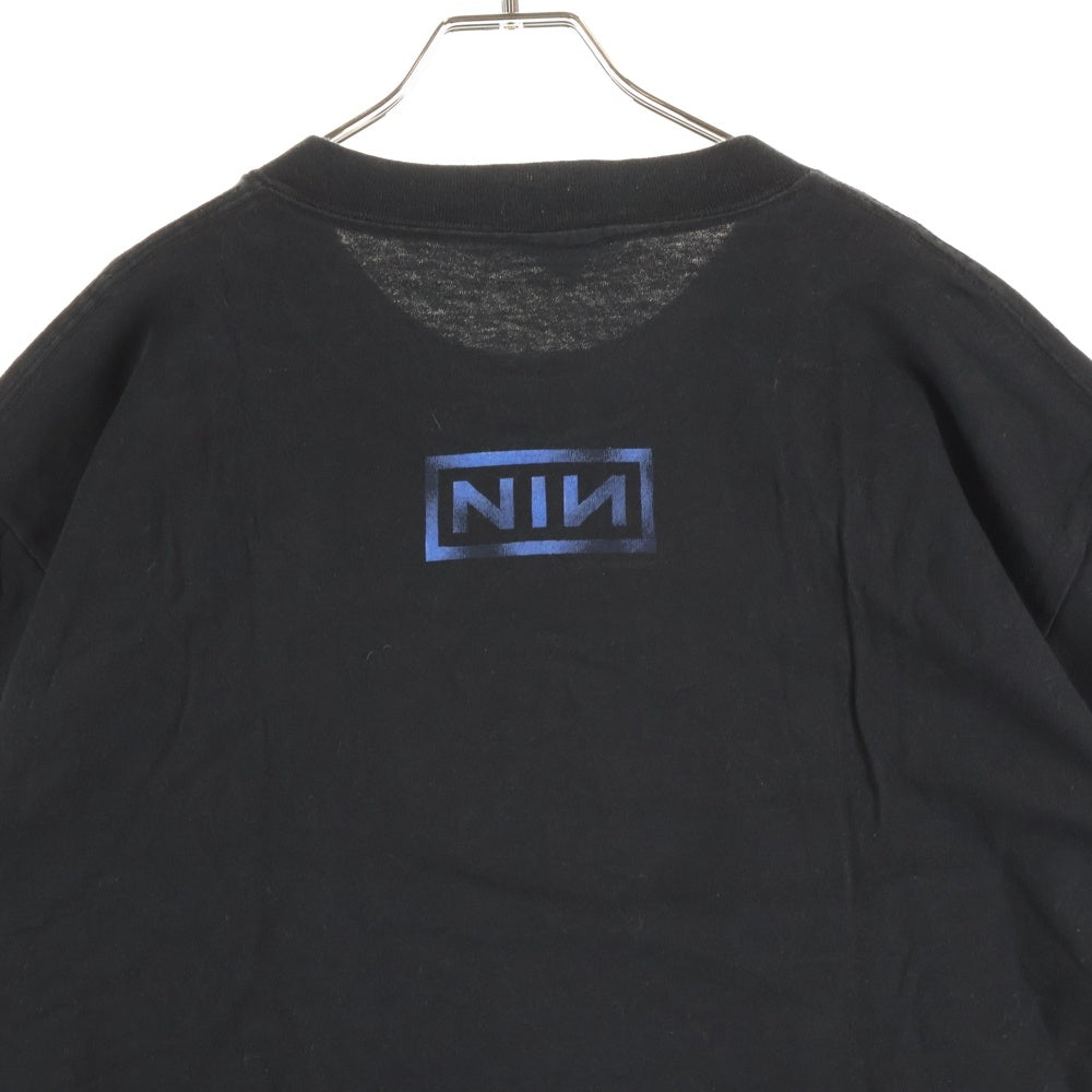 VINTAGE(ヴィンテージ) 90S NINE INCH NAILS THE FRAGILE T-SHIRT ナイン インチ ネイルズ ザ フラジャイル プリント クルーネック 半袖Tシャツ カットソー ブラック