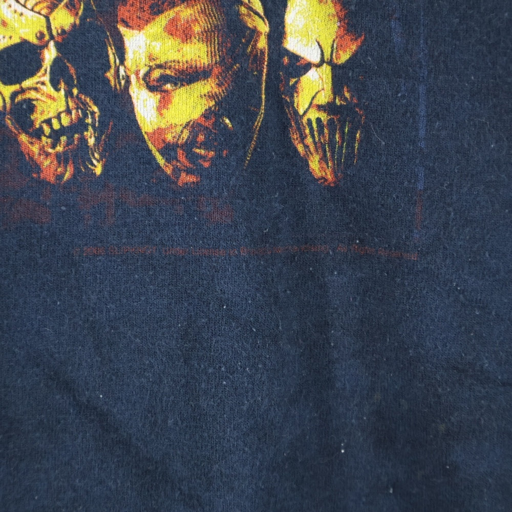 VINTAGE(ヴィンテージ) 00S Slipknot ALL HOPE IS GONE T-SHIRT オール ホープ イズ ゴーン 両面プリント クルーネック 半袖Tシャツ カットソー ブラック