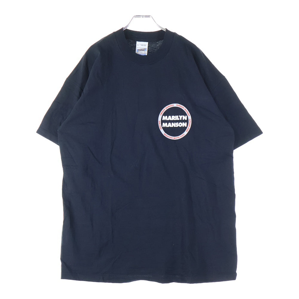 VINTAGE(ヴィンテージ) 00S MARILYN MANSON ANTI CHRIST SUPERSTAR T-SHIRT マリリンマンソン アンチ クライスト スーパースター プリント クルーネック 半袖Tシャツ