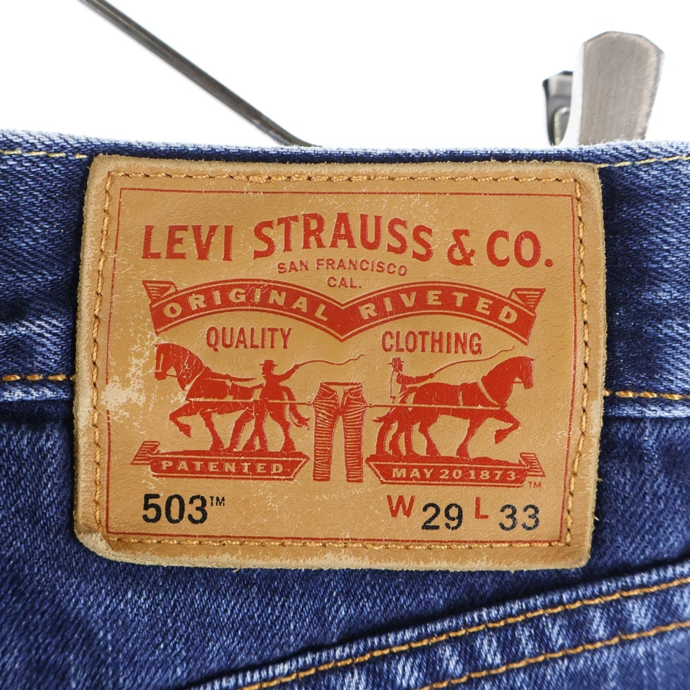 Levi's(リーバイス) 503 CLASSIC UPGRADE ルーズフィット ジップフライ デニムパンツ インディゴ 00503-0317