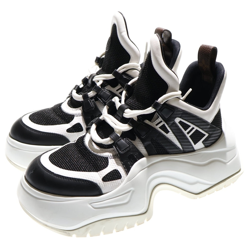 LOUIS VUITTON(ルイヴィトン) LVアークライト2.0 ボリュームソール ハイカットスニーカー ブラック/ホワイト