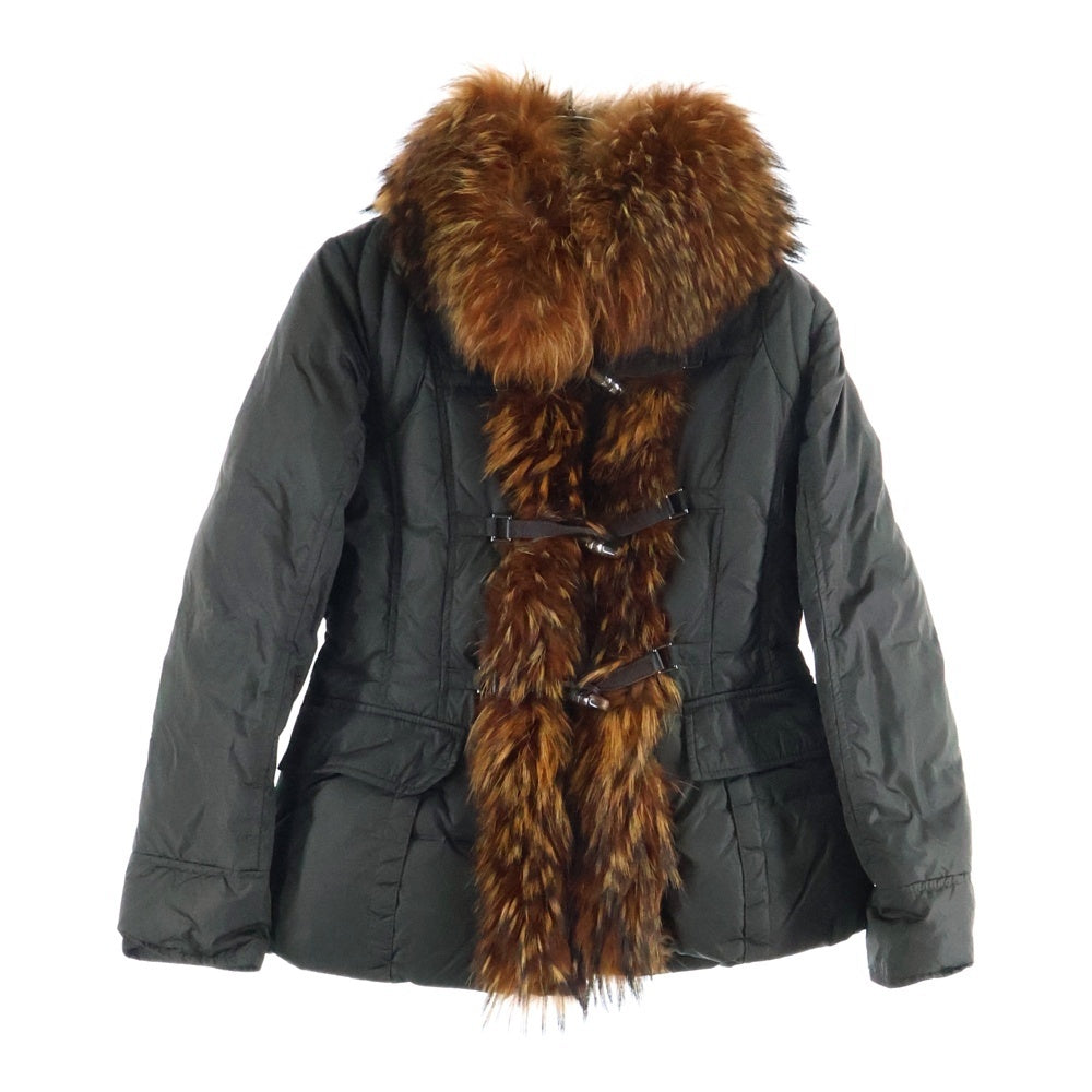 MONCLER(モンクレール) GRILLON グリヨン ファー トグルボタン ダウン ジャケット カーキ レディース 220934690910