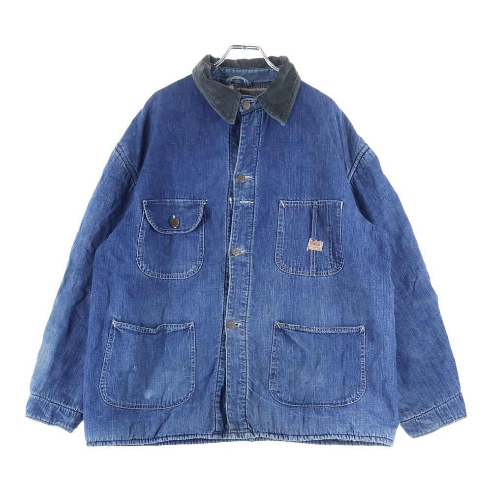 VINTAGE(ヴィンテージ) 40S VINTAGE HERCULES STRONG RELIABLE ヴィンテージ ヘラクレス ストロング リライアブル ブランケットライナー付き カバーオール デニムジャケット インディゴ