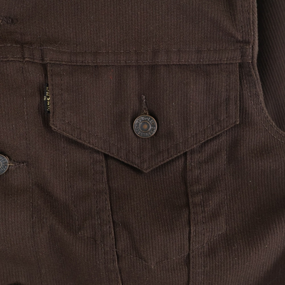 Levi's(リーバイス) 70S VINTAGE 70505 4th ヴィンテージ コットンピケ トラッカージャケット ブラウン