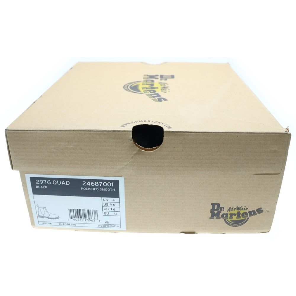 Dr.Martens(ドクターマーチン) 2976 QUAD CHELSEA BOOT POLISHED SMOOTH BLACK サイドゴア チェルシーブーツ レディース ブラック 24687001