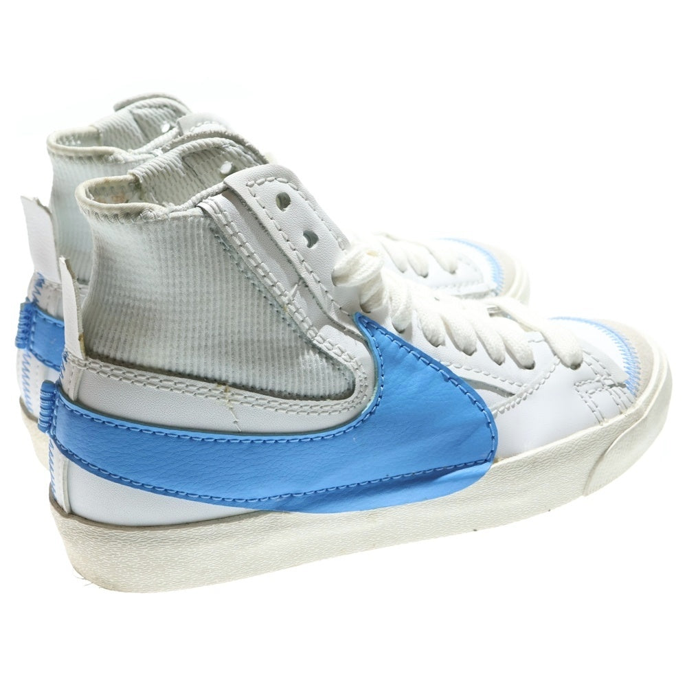 NIKE(ナイキ) BLAZER MID JUMBO UNIVERSITY BLUE ブレーザー ミッド ジャンボ ユニバーシティー レディース ブルー ミッドカットスニーカー US7/25cm DD3111-103